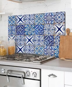 Blue Azulejos πάνελ αλουμινίου εστίας Ango – 86207