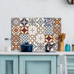 Red Azulejos πάνελ αλουμινίου εστίας Ango – 86209