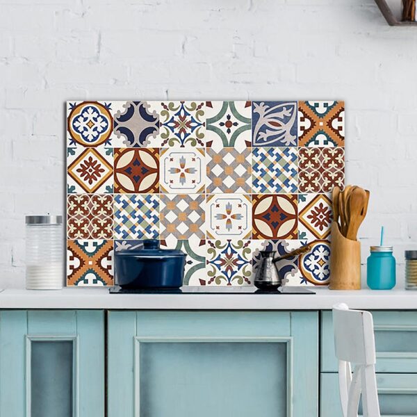 Red Azulejos πάνελ αλουμινίου εστίας Ango – 86209