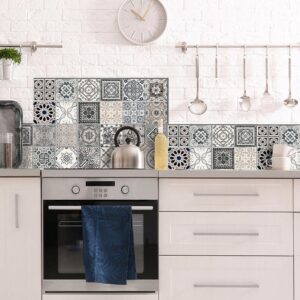Grey Azulejos πάνελ αλουμινίου εστίας Ango – 86210