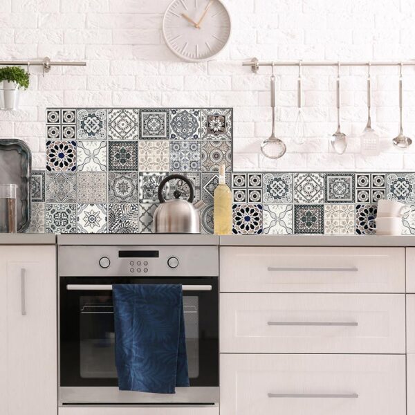 Grey Azulejos πάνελ αλουμινίου εστίας Ango – 86210