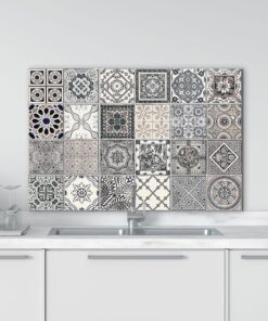 Grey Azulejos πάνελ αλουμινίου εστίας Ango – 86210