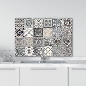 Grey Azulejos πάνελ αλουμινίου εστίας Ango – 86210