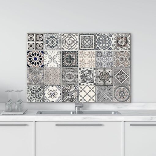 Grey Azulejos πάνελ αλουμινίου εστίας Ango – 86210