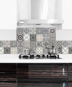 Grey Azulejos πάνελ αλουμινίου εστίας Ango – 86210