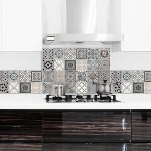 Grey Azulejos πάνελ αλουμινίου εστίας Ango – 86210