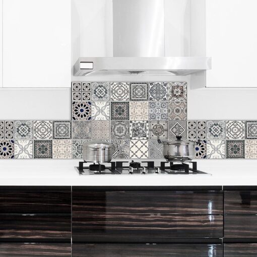 Grey Azulejos πάνελ αλουμινίου εστίας Ango – 86210