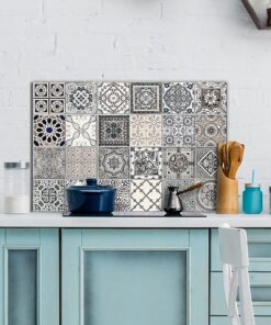 Grey Azulejos πάνελ αλουμινίου εστίας Ango – 86210