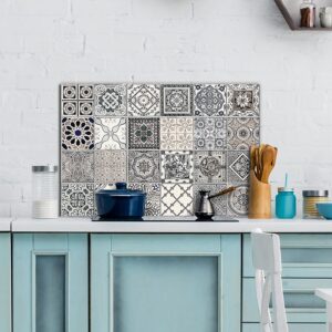Grey Azulejos πάνελ αλουμινίου εστίας Ango – 86210