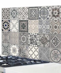 Grey Azulejos πάνελ αλουμινίου εστίας Ango – 86210