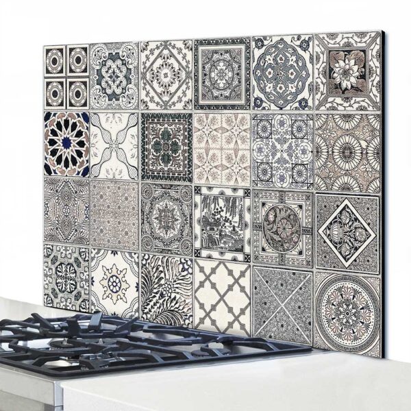 Grey Azulejos πάνελ αλουμινίου εστίας Ango – 86210