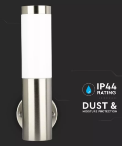 Εξωτερικό επιτοίχιο φωτιστικό Ε27, σώμα ανοξείδωτο ατσάλι V-TAC – 8624