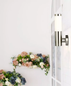 Εξωτερικό επιτοίχιο φωτιστικό Ε27, σώμα ανοξείδωτο ατσάλι V-TAC – 8624