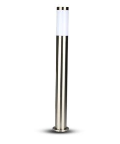 Επιδαπέδιο φωτιστικό κήπου E27 IP44 Stainless + PC με Satin Nickel σώμα 80cm V-TAC – 8625