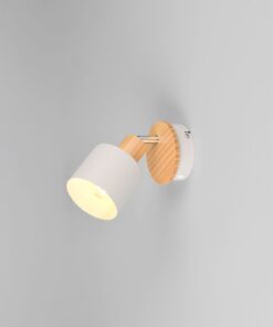 Σποτ Τοίχου/Οροφής SHANTI 1xE14 Γκρι και Ξύλο Trio Lighting – 862700176