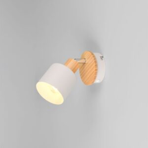 Σποτ Τοίχου/Οροφής SHANTI 1xE14 Γκρι και Ξύλο Trio Lighting – 862700176