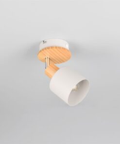 Σποτ Τοίχου/Οροφής SHANTI 1xE14 Γκρι και Ξύλο Trio Lighting – 862700176