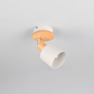 Σποτ Τοίχου/Οροφής SHANTI 1xE14 Γκρι και Ξύλο Trio Lighting – 862700176
