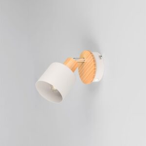 Σποτ Τοίχου/Οροφής SHANTI 1xE14 Γκρι και Ξύλο Trio Lighting – 862700176