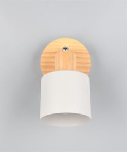 Σποτ Τοίχου/Οροφής SHANTI 1xE14 Γκρι και Ξύλο Trio Lighting – 862700176