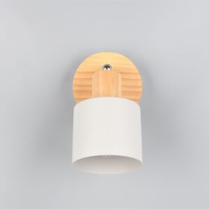Σποτ Τοίχου/Οροφής SHANTI 1xE14 Γκρι και Ξύλο Trio Lighting – 862700176