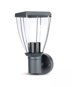 Εξωτερικό επιτοίχιο φωτιστικό Ε27, μαύρο σώμα V-TAC – 8628