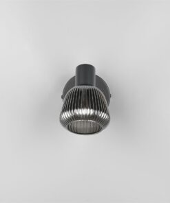 Φωτιστικό Τοίχου/Οροφής Σποτ Μαύρο Ματ & Γυαλί TARIFA 1xE14 Trio Lighting – 862800132