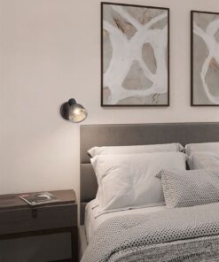 Φωτιστικό Τοίχου/Οροφής Σποτ Μαύρο Ματ & Γυαλί TARIFA 1xE14 Trio Lighting – 862800132