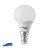 LED Λάμπα E14 P45 7W V-TAC PRO Samsung Chip 180° 600lm 3000K – 863