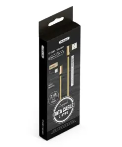 Καλώδιο Micro USB χρυσό 1m Diamond Series V-TAC – 8637