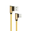 Καλώδιο USB Type C χρυσό 1m Diamond Series V-TAC – 8640
