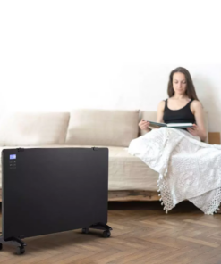 Θερμαντικό σώμα panel 2000W μαύρο με οθόνη & χειριστήριο V-TAC – 8664