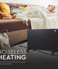 Θερμαντικό σώμα panel 2000W μαύρο με οθόνη & χειριστήριο V-TAC – 8664