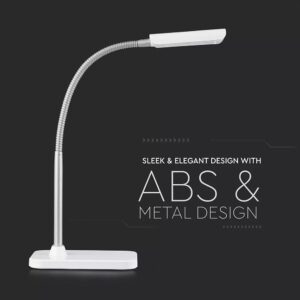 Φωτιστικό Γραφείου LED 3.6W 260lm Άσπρο Σώμα 3000K V-TAC – 8671