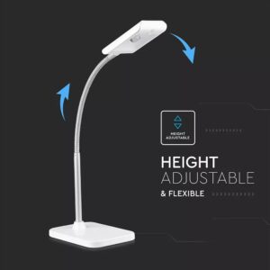 Φωτιστικό Γραφείου LED 3.6W 260lm Άσπρο Σώμα 3000K V-TAC – 8671