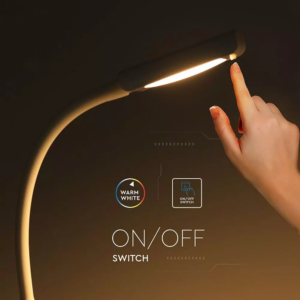 Led φωτιστικό γραφείου με κλίπ στερέωσης 7W, θερμό λευκό, λευκό σώμα V-TAC – 8672