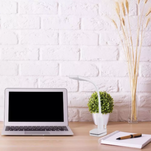 Led φωτιστικό γραφείου με κλίπ στερέωσης 7W, θερμό λευκό, λευκό σώμα V-TAC – 8672