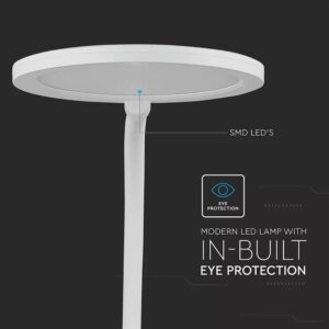Φωτιστικό Γραφείου LED 7W 400lm Άσπρο Σώμα 3000K Dimming 400lm V-TAC – 8673