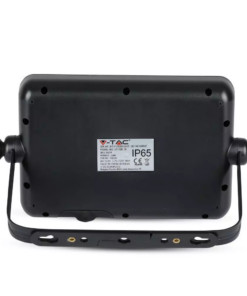 LED ηλιακός προβολέας 10W Φυσικό 4000K Μαύρο σώμα με Ανιχνευτή Κίνησης V-TAC – 8674