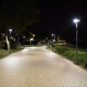 LED Φωτιστικό Κήπου/Δρόμου 50W V-TAC PRO Samsung Chip 6750lm IP65 Γκρι Inventronic Driver Ψυχρό 5700K – 8679