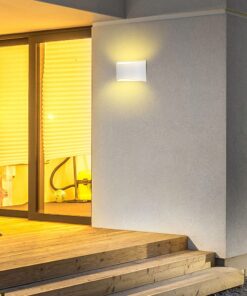 Επιτοίχιο Φωτιστικό Up-Down LED Λευκό ΙP54 Αλουμίνιο V-TAC 9W 4000K Φυσικό – 218683