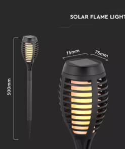 Ηλιακό φωτιστικό κήπου καρφί 1W 2200K IP44 συσκευασία 4 τεμαχίων V-TAC – 8689