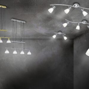 Κρεμαστό Φωτιστικό Trio Lighting LED 5W E14 Νίκελ Ματ Μεταλλικό 400lm 3000K  371010407
