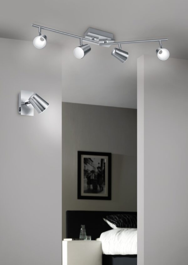 Σποτ Trio Lighting LED 6W  Νίκελ Ματ Μεταλλικό 550lm 3000K  873110407