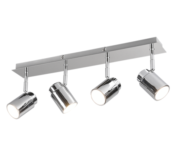 Σποτ Trio Lighting 4xGU10   Χρώμιο Μεταλλικό  IP44  - 880400406