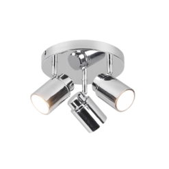 Σποτ Trio Lighting 3xGU10 Χρώμιο Μεταλλικό IP44 – 880430306