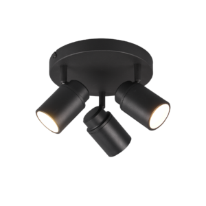 Σποτ Trio Lighting 3xGU10   Μαύρο Ματ Μεταλλικό  IP44  – 880430332