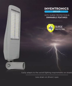 LED φωτιστικό δρόμου, V-TAC PRO Samsung Chip (CLASS II, INVENTRONICS DRIVER), 100W, 4000Κ, Dimmable – 883