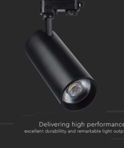 LED φωτιστικό ράγας τριφασικό COB 40W 3 σε 1 CCT Μαύρου Χρώματος V-TAC – 8842