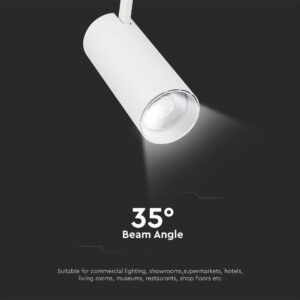 LED φωτιστικό ράγας τριφασικό COB 40W 3 σε 1 CCT Λευκού Χρώματος V-TAC – 8843